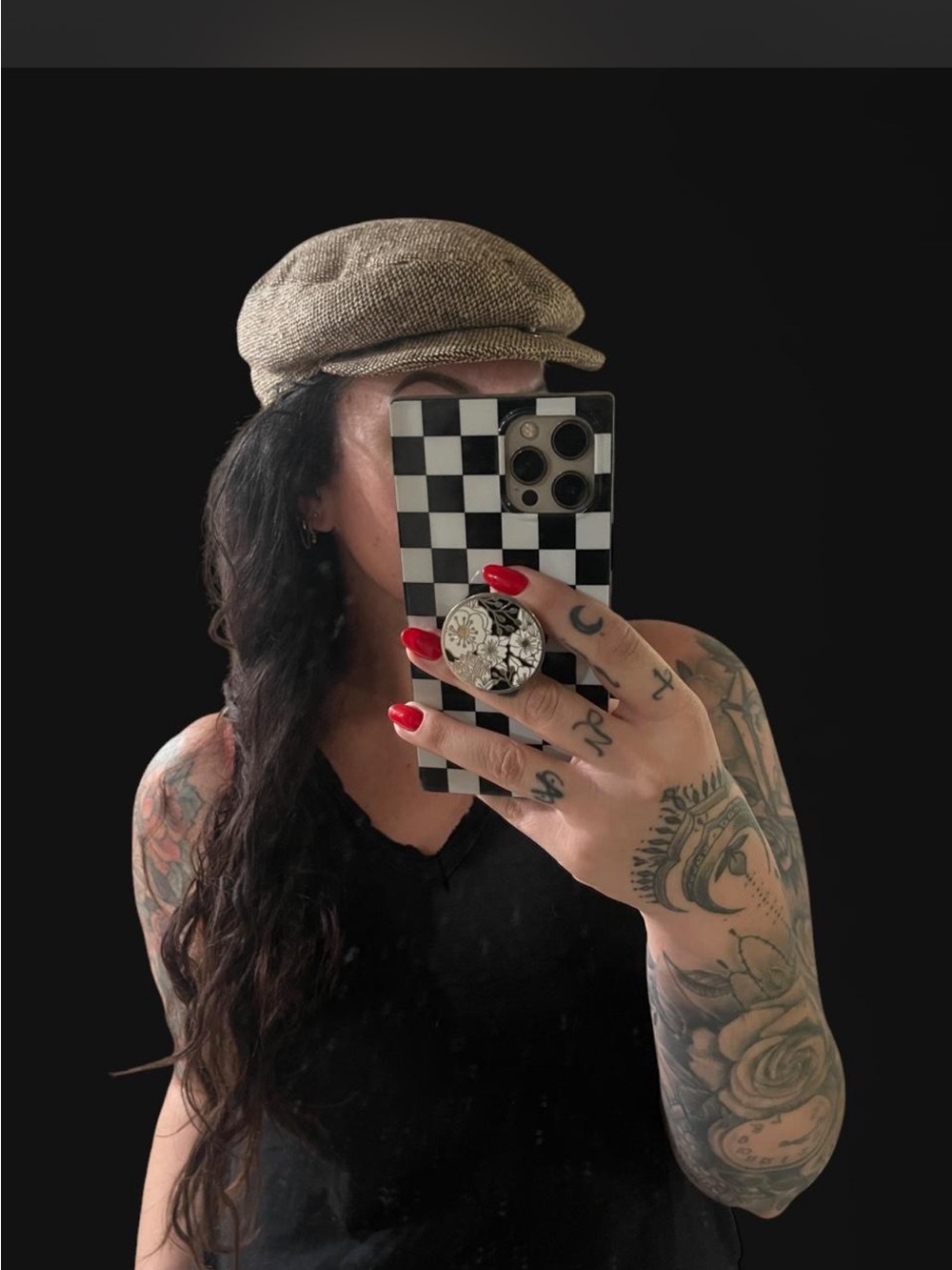 VINTAGE 70’s-80’s 100% Donegal Tweed flat cap